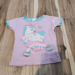 🌟$1 Bundled /🦄 Swiggles Pink Unicorn Shirt (12 Months) 🌈